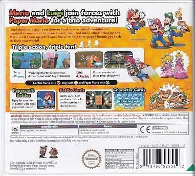 Mario & Luigi - Paper Jam Bros. - Nintendo 3DS Spil (B Grade) (Genbrug)